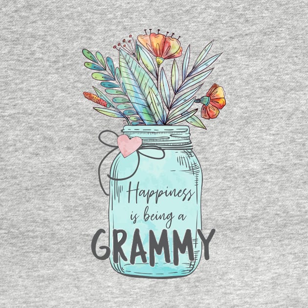 Happiness is Being a Grammy - Mason Jar Flowers by CaptainHobbyist